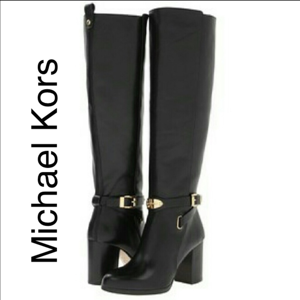 Michael Kors Stretch Leather Riding Boots 🐎